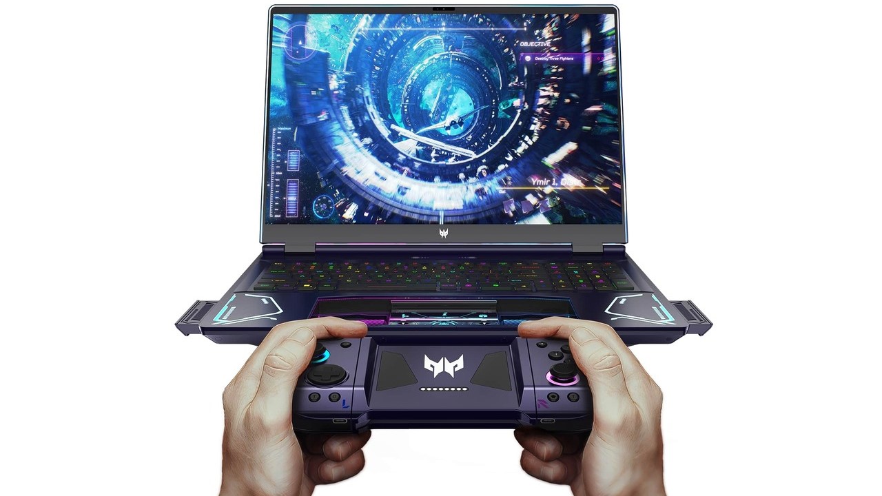 Project DualPlay: Acer presenta il laptop gaming con controller incluso