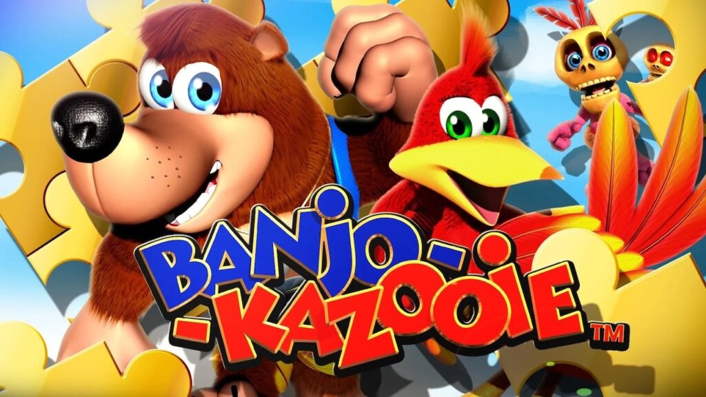 Il logo di Banjo-Kazooie con i personaggi principali