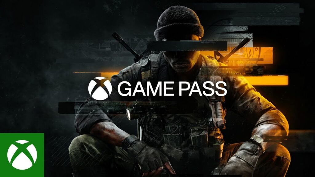 Un soldato di Call of Duty: Black Ops 6 con il logo di Xbox Game Pass