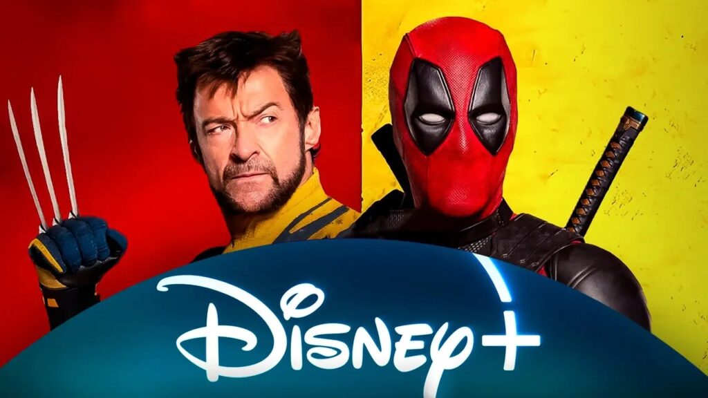 Deadpool & Wolverine con il logo di Disney Plus