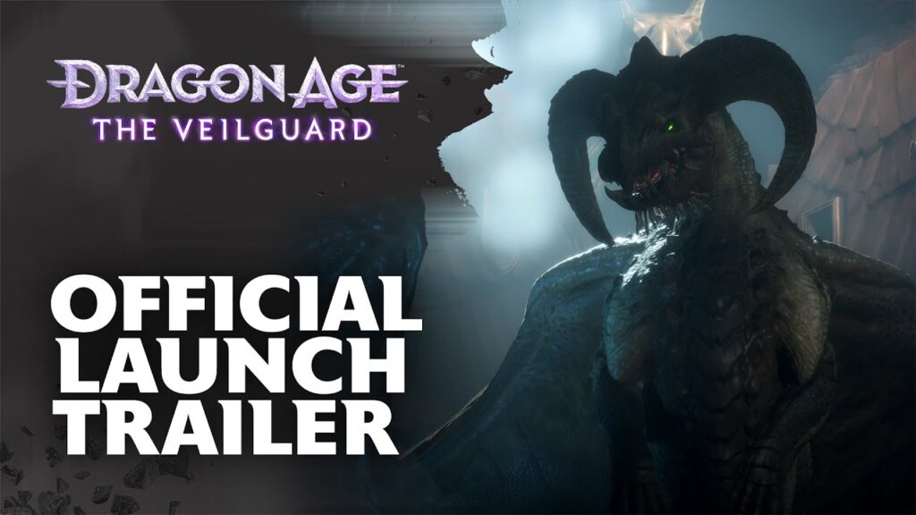 Il logo del trailer di lancio di Dragon Age: The Veilguard