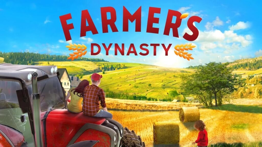 Due persone su un trattore di Farmers Dynasty