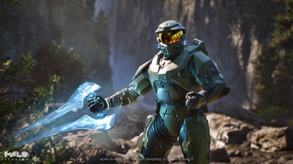 Master Chief di Halo in Unreal Engine 5