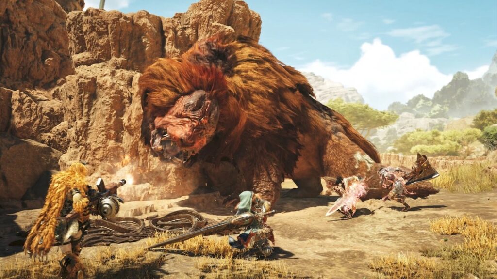 Alcuni cacciatori di Monster Hunter Wilds