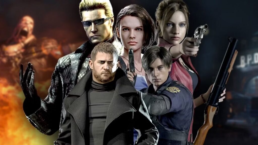 I vari personaggi di Resident Evil