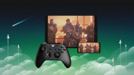 Il controller di Xbox con la tecnologia Xbox Cloud Gaming