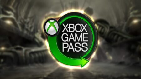 Il logo di Xbox Game Pass con lo sfondo di Scorn