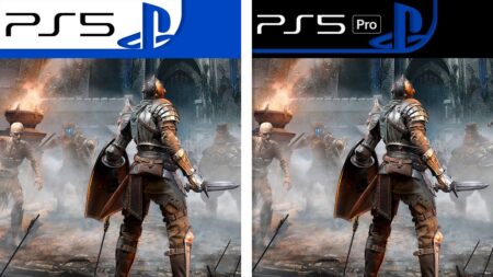 Demon's Souls con il logo di PS5 e PS5 Pro