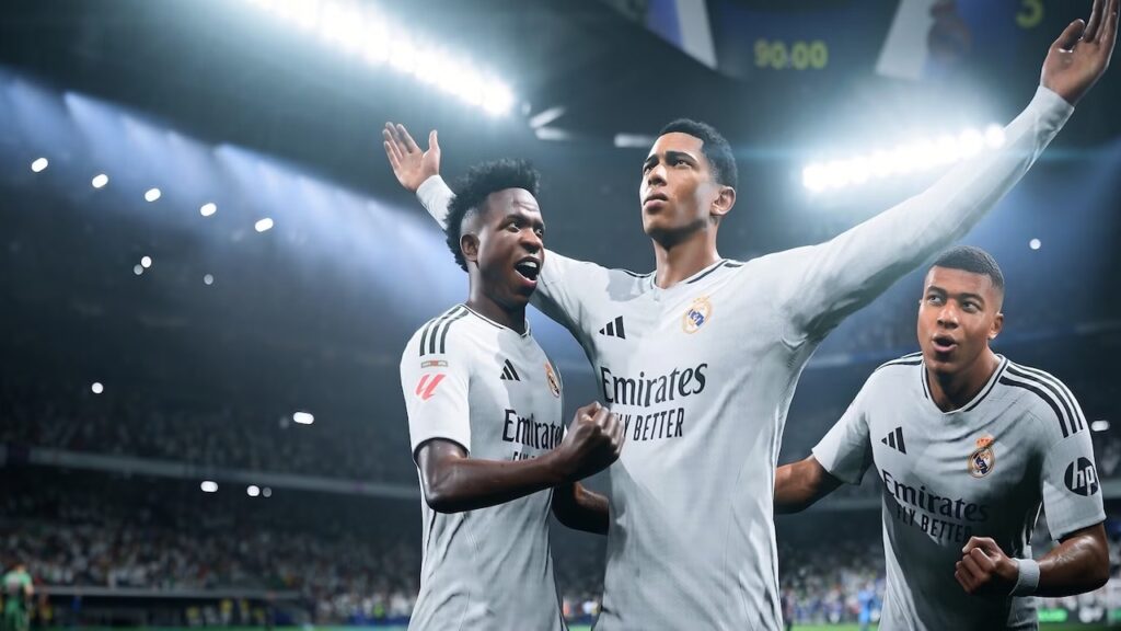 Tre calciatori di EA Sports FC 25