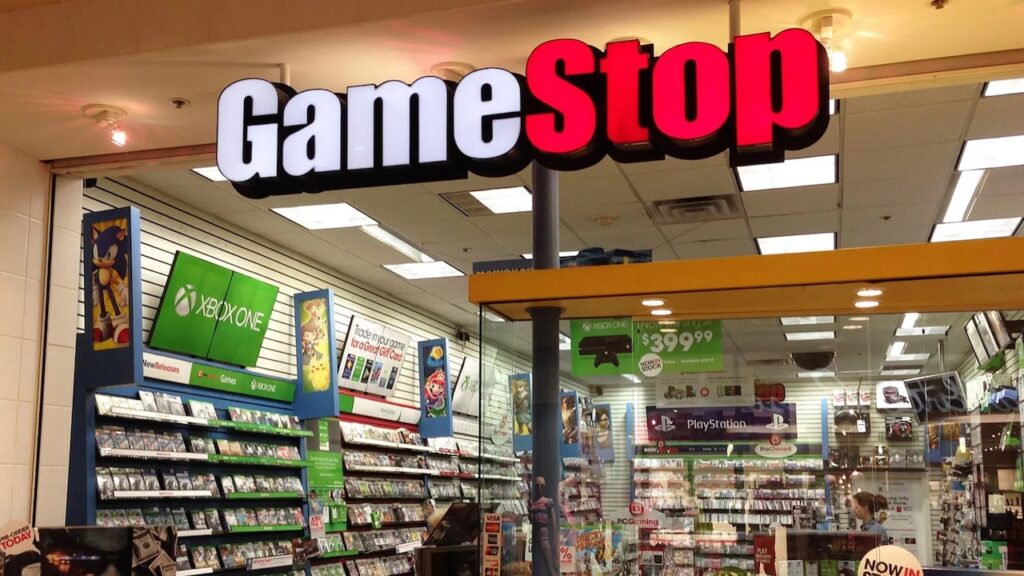 Il logo di GameStop