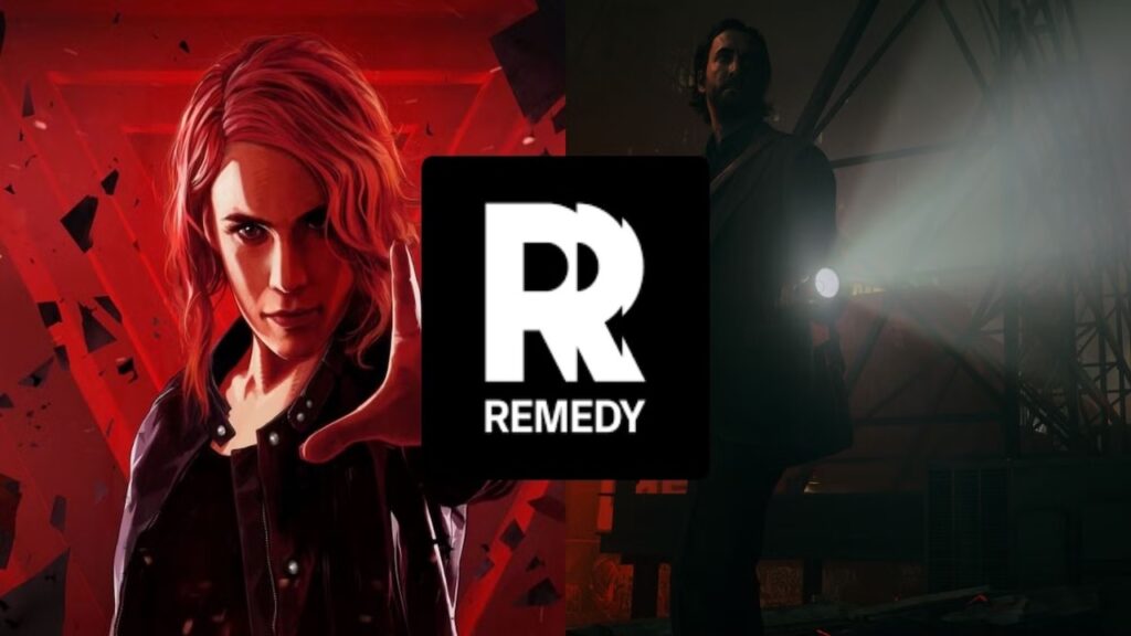 Il logo di Remedy con i personaggi di Control ed Alan Wake 2