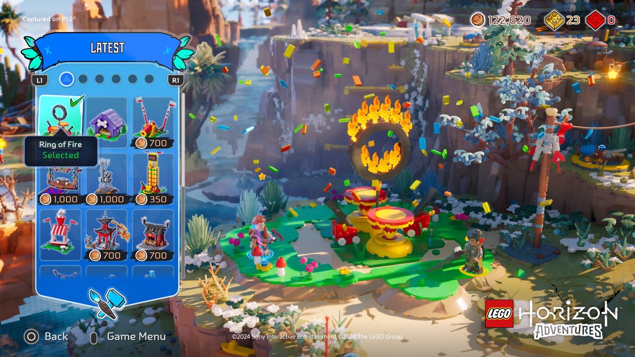 costruzioni e personalizzazioni in LEGO Horizon Adventures