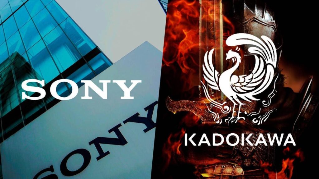 Il logo di Sony e Kadokawa