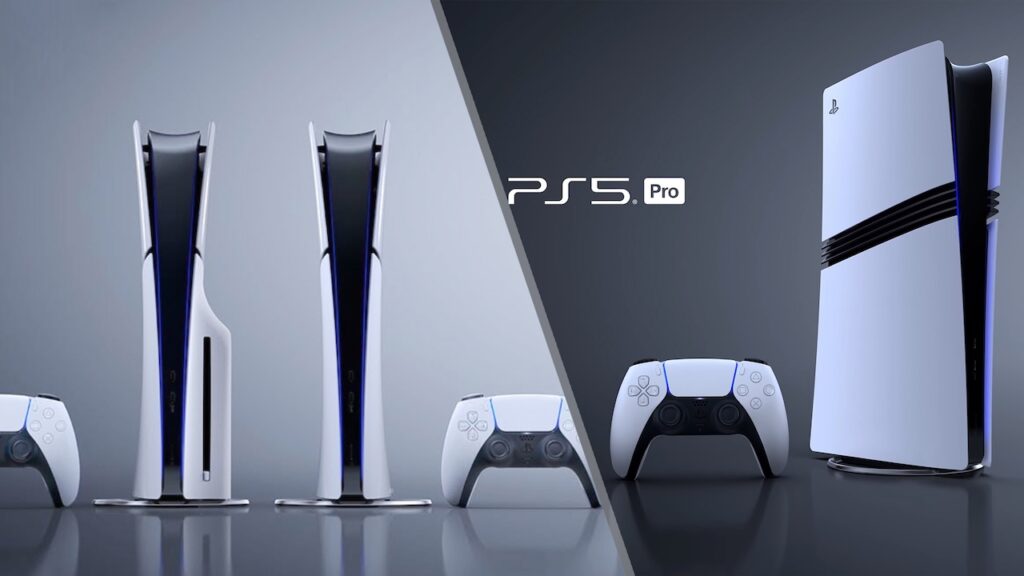 Due PS5 Slim ed una PS5 Pro