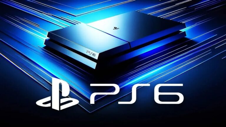 Il logo di PS6 con una console custom