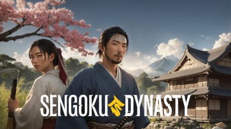 Due personaggi di Sengoku Dynasty