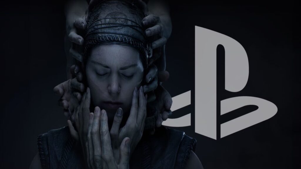 Senua's Saga: Hellblade 2 con il logo PlayStation