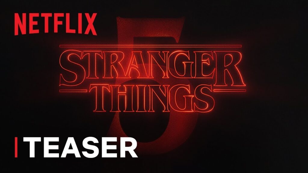 Il logo di Stranger Things 5