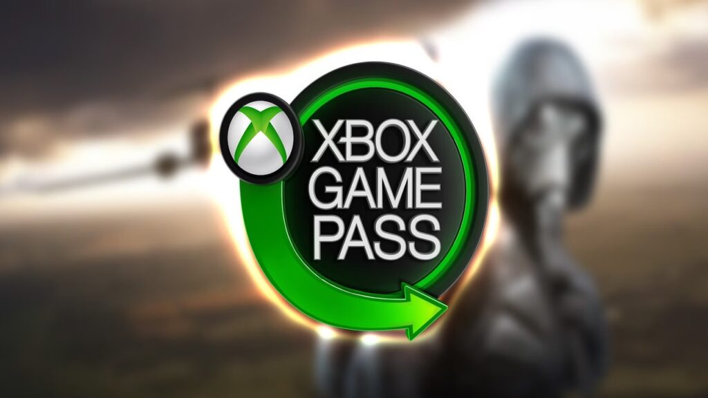 Il logo di Xbox Game Pass con dietro il personaggio di STALKER 2: Heart of Chornobyl