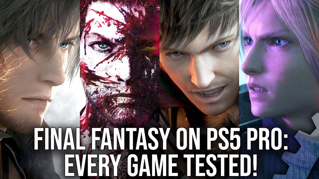 Final Fantasy, Digital Foundry ha testato i capitoli recenti su PS5 Pro, ecco i miglioramenti