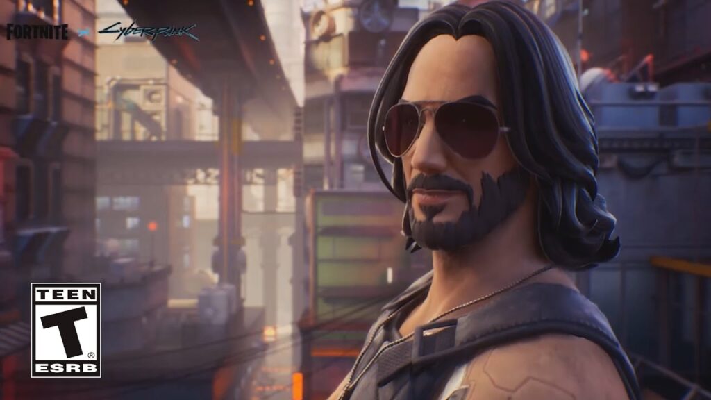 Johnny Silverhand di Cyberpunk 2077 in Fortnite