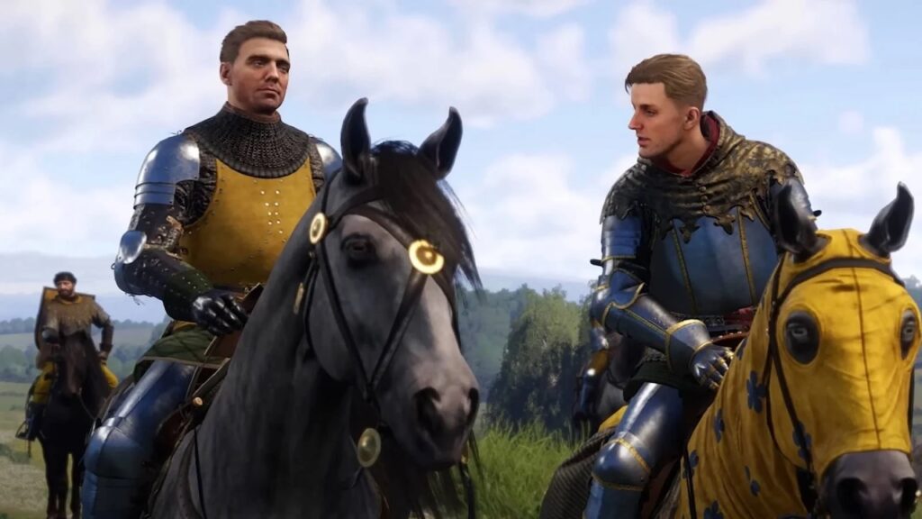 Il protagonista di Kingdom Come: Deliverance 2 a cavallo