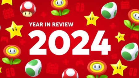 Il logo del riepilogo di Nintendo Switch dedicato al 2024