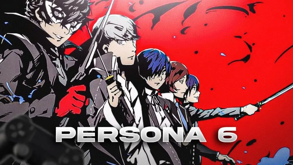 Il logo di Persona 6 ed i personaggi di Persona