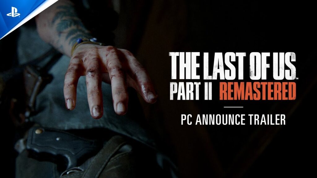 La mano di Ellie di The Last of Us Parte 2 Remastered