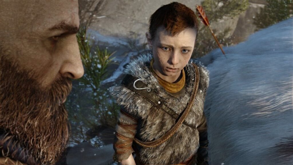 Kratos ed Atreus di God of War 2018