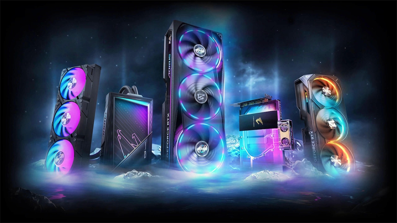 GIGABYTE rivela le schede grafiche NVIDIA GeForce RTX serie 50 con raffreddamento migliorato al CES 2025