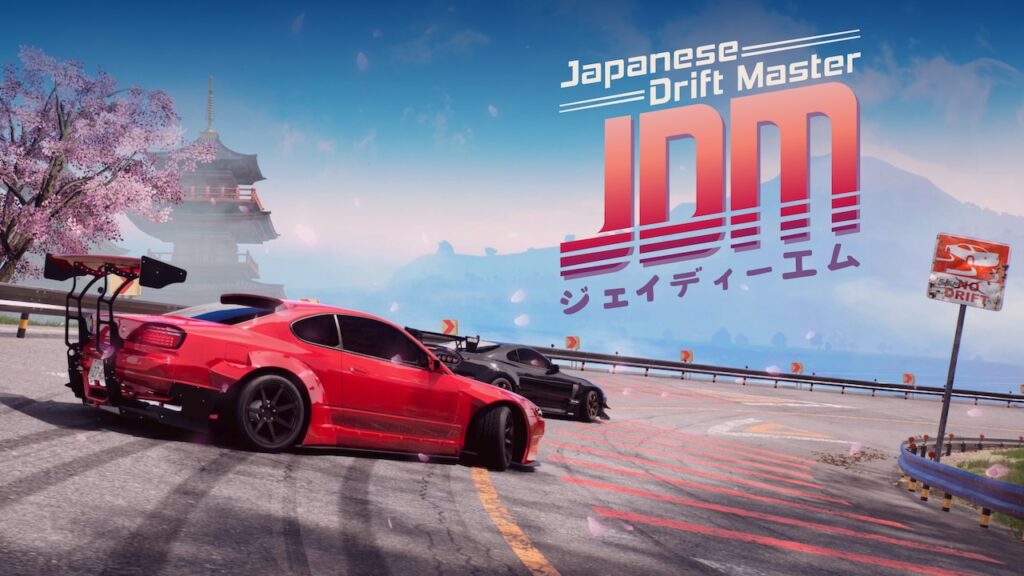 Una macchina rossa di JDM: Japanase Drift Master