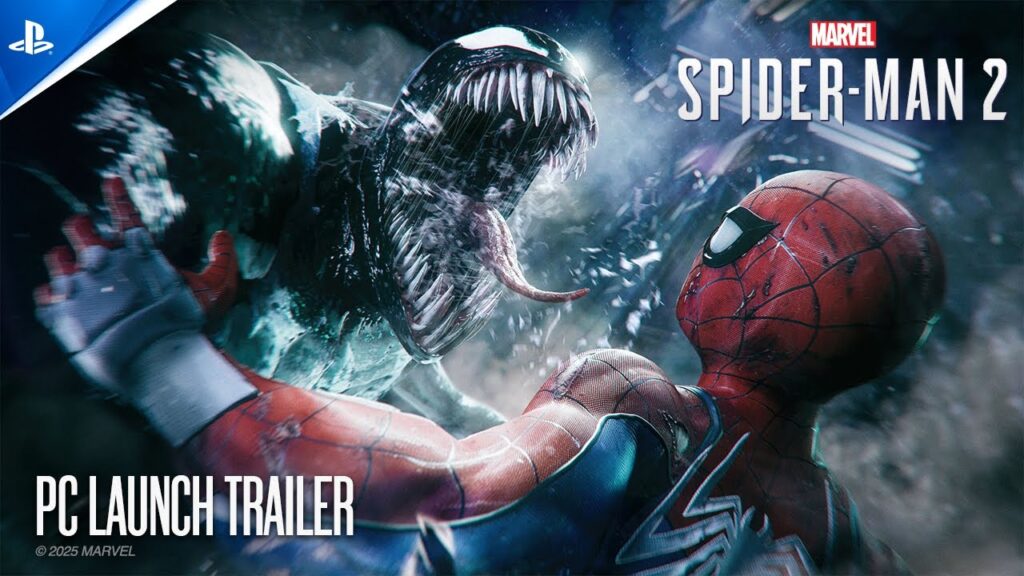 Spider-Man e Venom di Marvel's Spider-Man 2