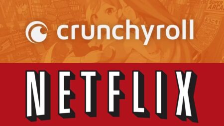 I loghi di Crunchyroll e Netflix