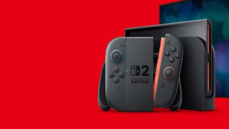 Una Nintendo Switch 2 nella dock