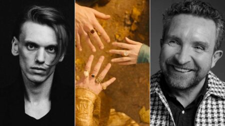 Jamie Campbell ed Eddie Marsan de Il Signore degli Anelli: Gli Anelli del Potere