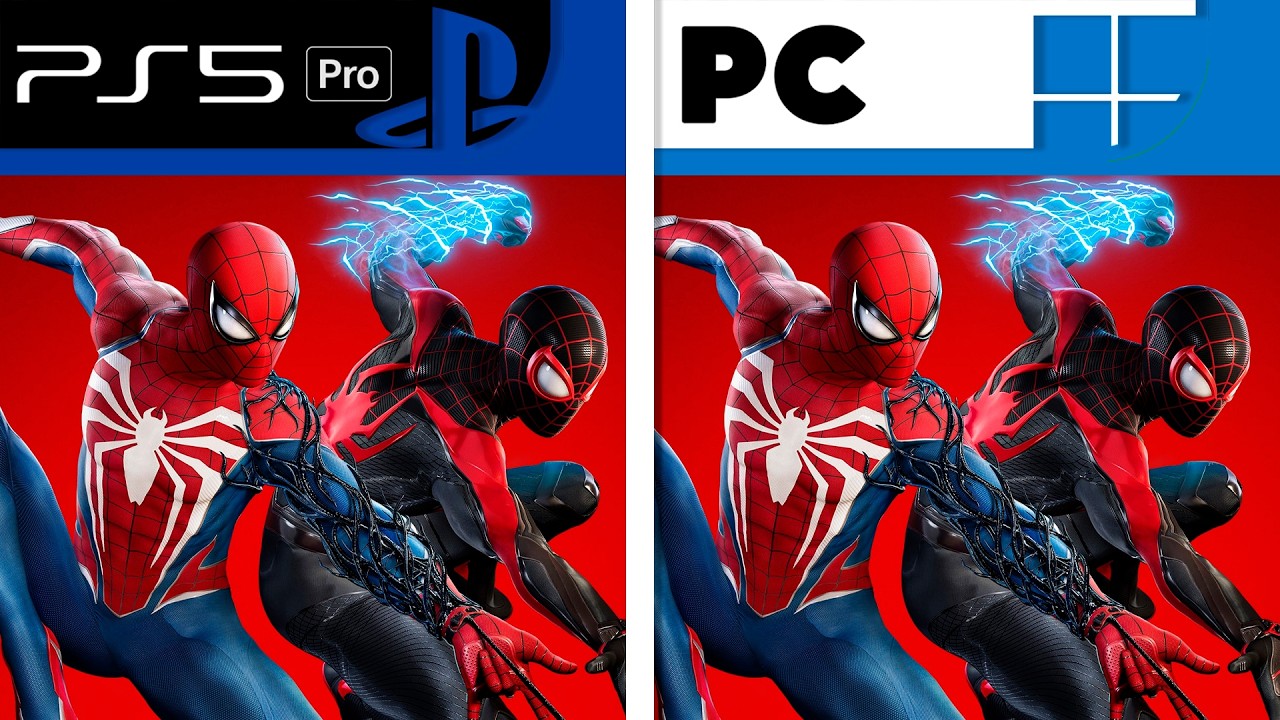 Marvel’s Spider Man 2, un video confronta la versione PS5 Pro e quella PC con RTX 40 e 50