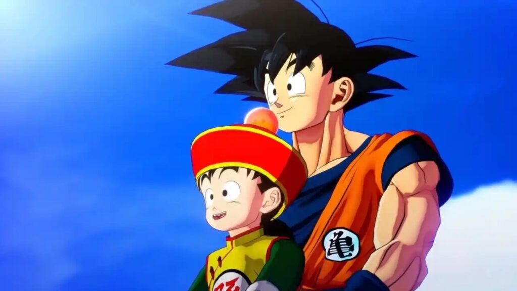 Goku e Gohan di Dragon Ball Z: Kakarot