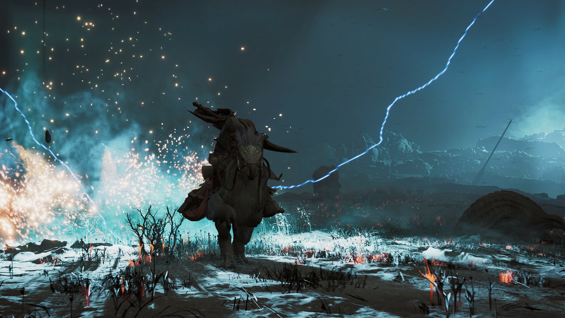 Monster Hunter Wilds: una scena di gioco