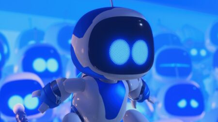 Il robottino di Astro Bot nell'astronave