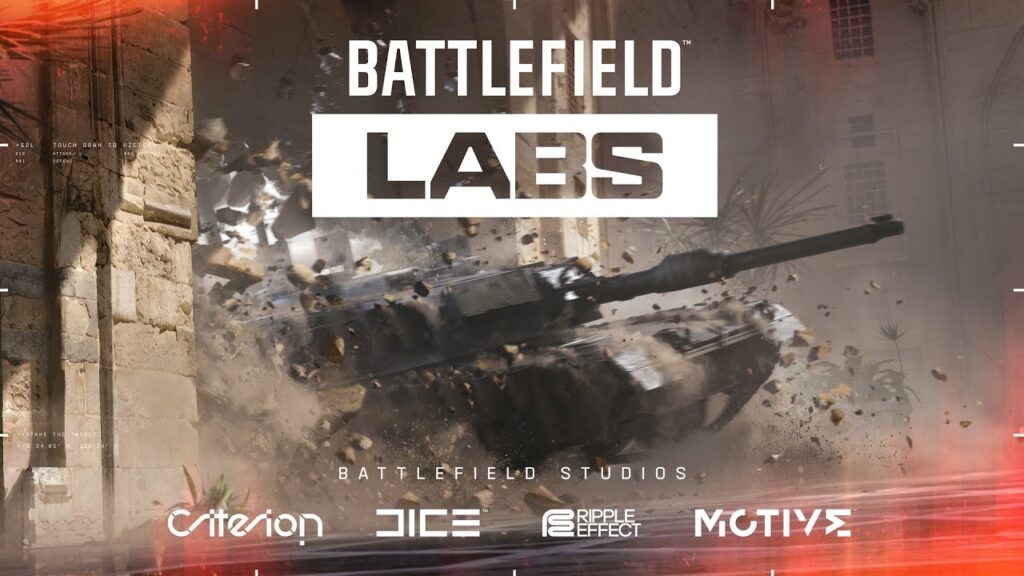 Un carro armato di Battlefield Labs