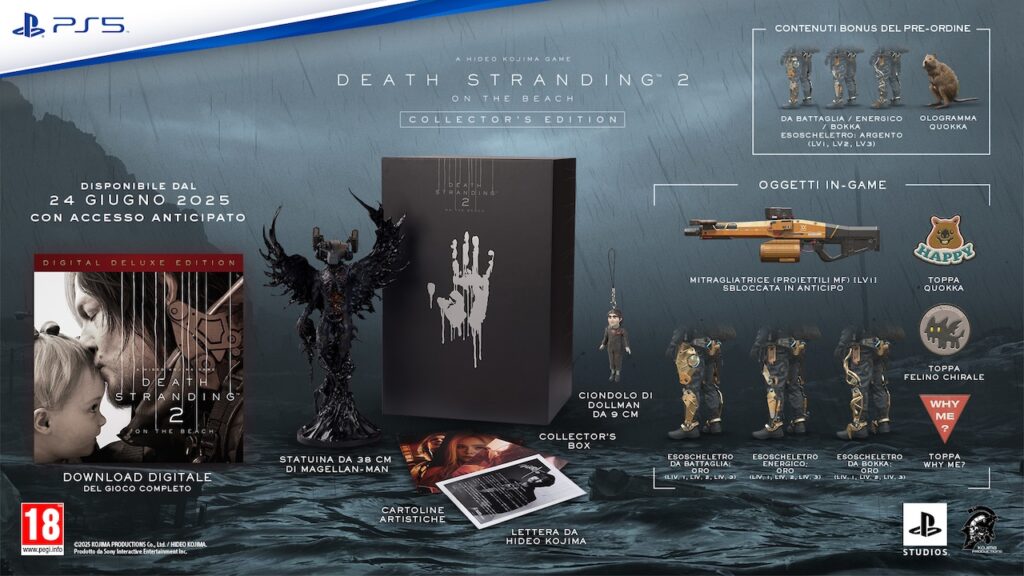 La Collector's Edition di Death Stranding 2: On The Beach