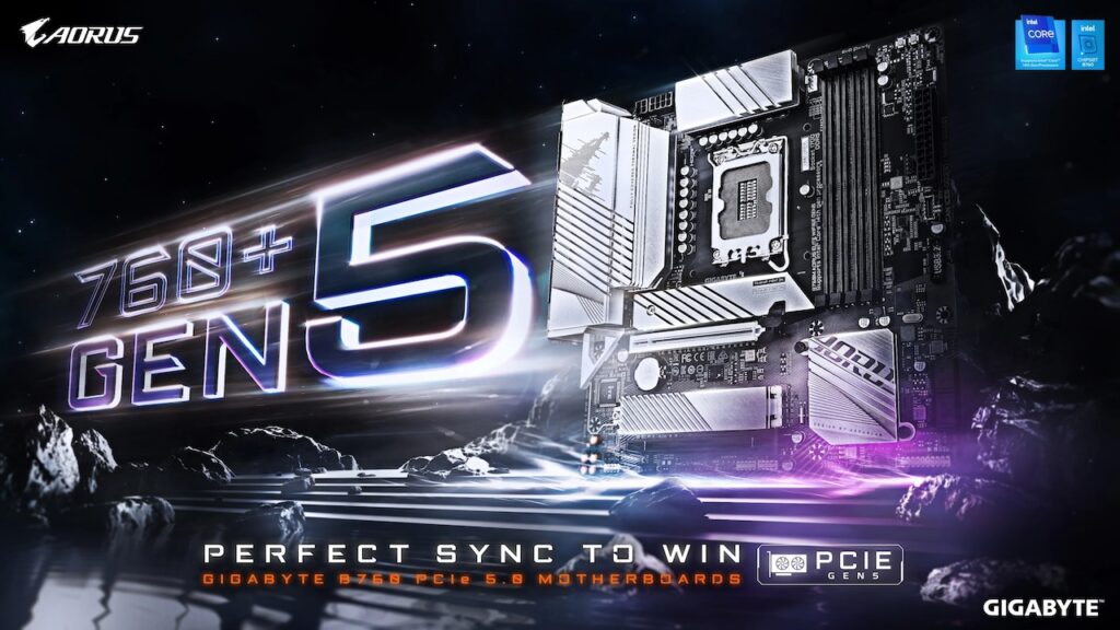 Le nuove schede madri B760 Gen5 di Gigabyte