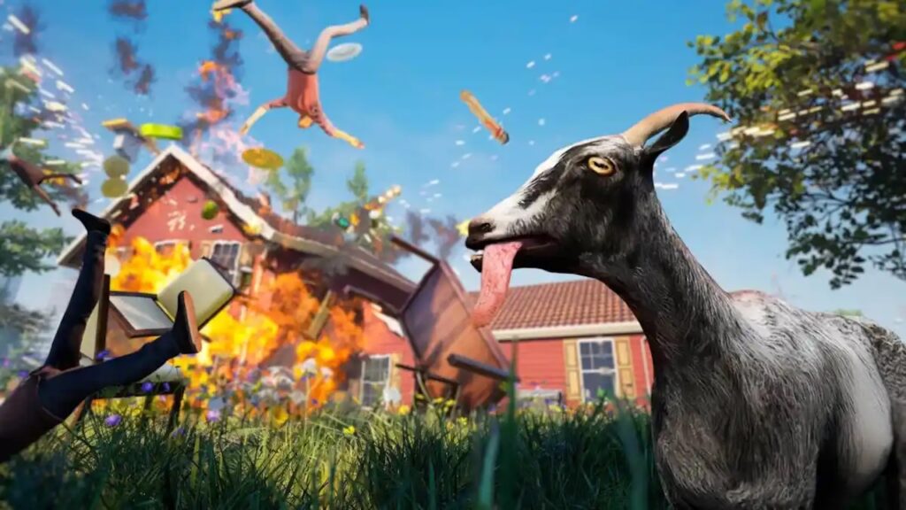 Una capra di Goat Simulator per il Goat Direct