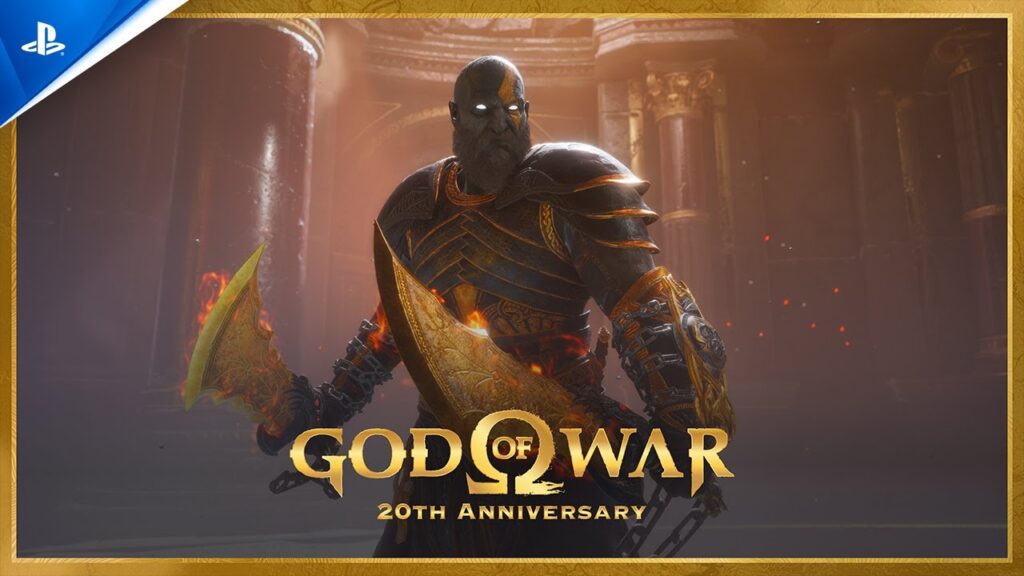 Kratos per il ventesimo anniversario di God of War