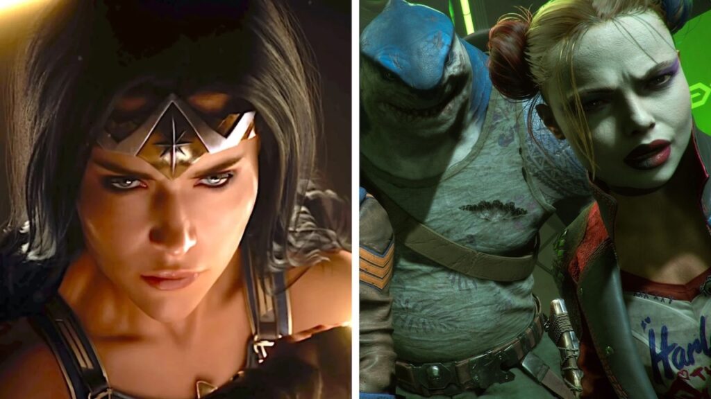 Wonder Woman ed Harley Quinn di Suicide Squad: Kill the Justice League