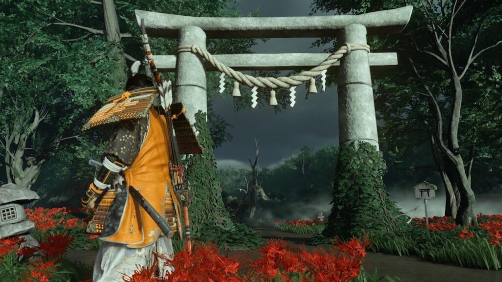 Il santuario di Ghost of Tsushima