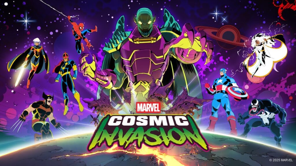 I personaggi principali di MARVEL Cosmic Invasion