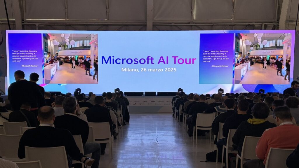 Il logo di Microsoft AI Tour