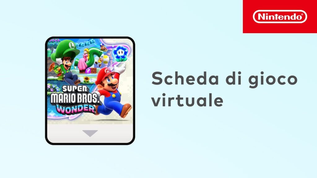 Una scheda virtuale di Nintendo Switch